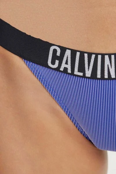 Dámské modré brazilské plavky - Calvin Klein