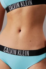 Calvin Klein dámské střední modré plavkové kalhotky