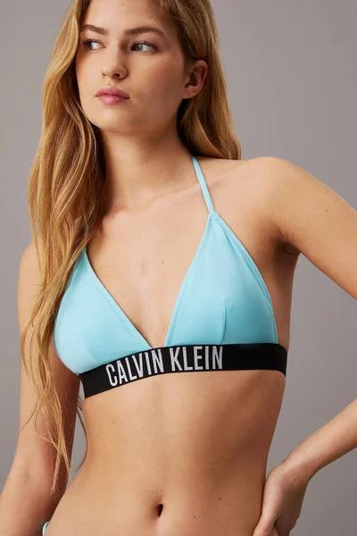 Dámská plavková podprsenka modrá - Calvin Klein