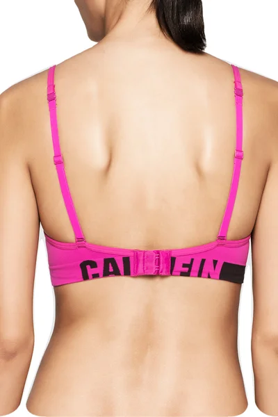 Fuchsiová podprsenka Calvin Klein lehce tvarovaná