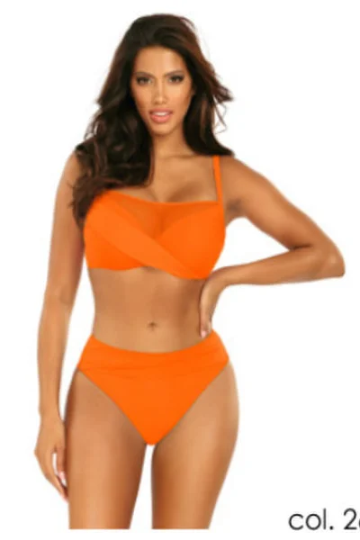 Dámské oranžové plavky Self
