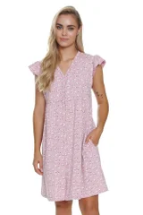 Dámská mateřská noční košile s květinovým vzorem - DN Nightwear dn-nightwear