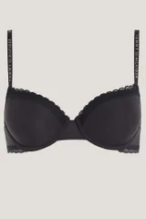 LACE BRA černá vyztužená podprsenka - Tommy Hilfiger