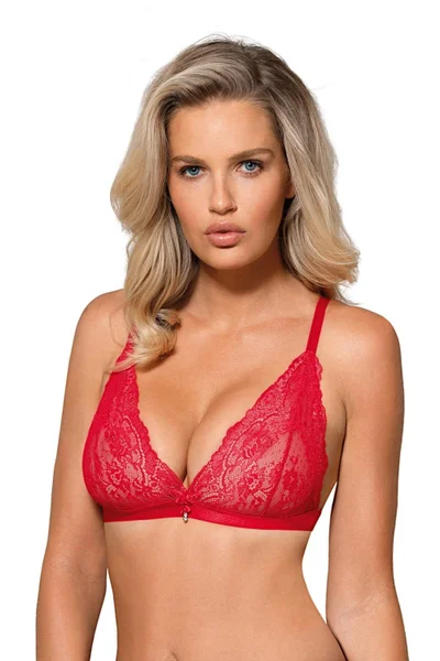 Červená krajková bralette Cyria od Roza