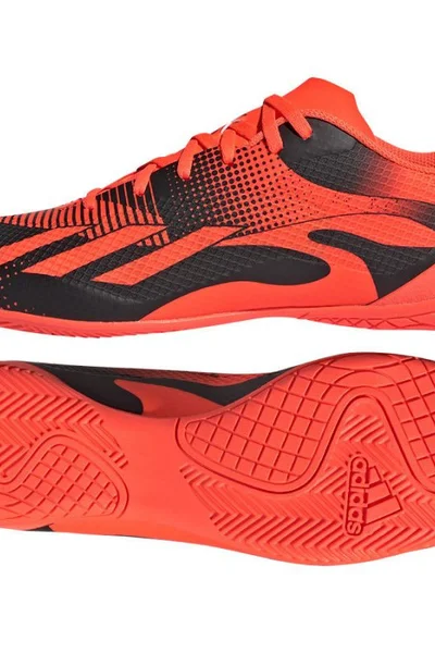 Pánské boty kopačky X Speedportal Messi4 M Neon oranžová s černou - Adidas