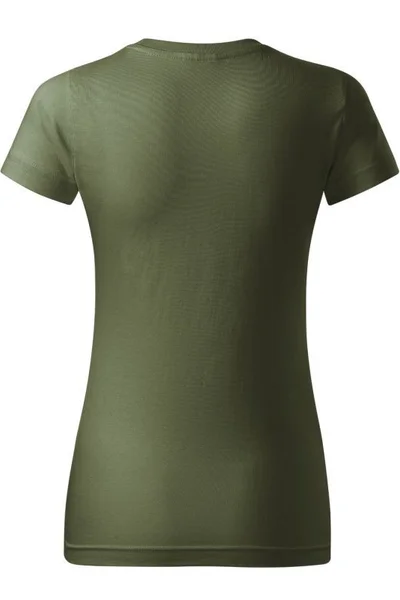 Dámské khaki tričko Basic W - Malfini