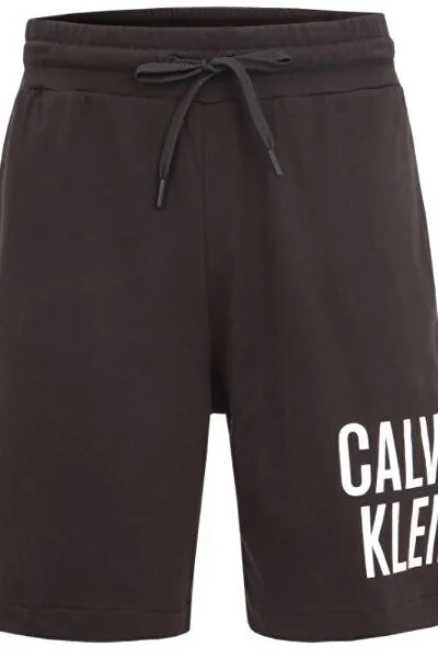Pánské teplákové šortky - BEH v černé barvě - Calvin Klein