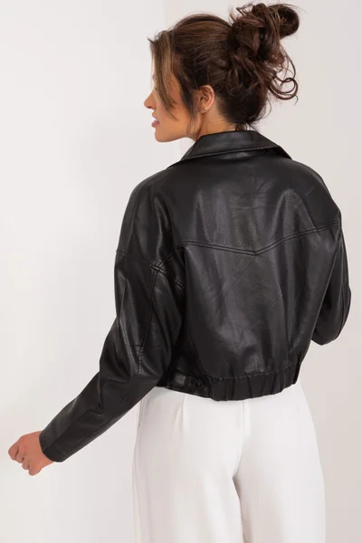 Černá dámská bunda Lanmas FPrice - Elegantní PU design
