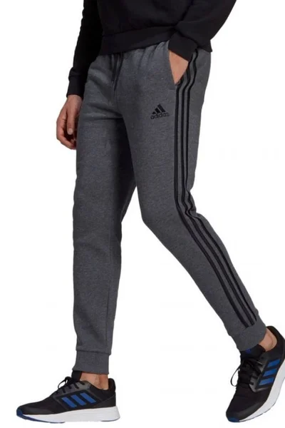 ADIDAS Essentials Tepláky 3 Streaps Tmavě Šedé