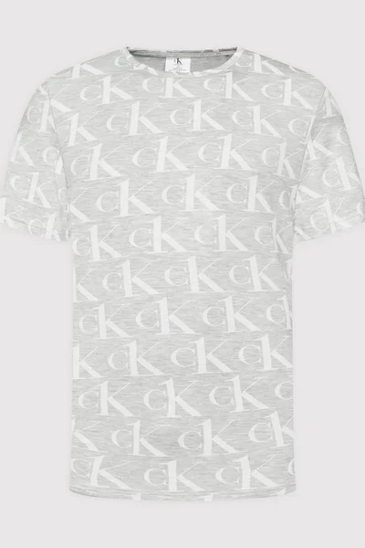 Pánské tričko -  - V7D Šedá - Calvin Klein šedá