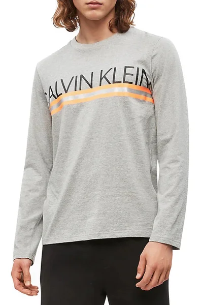 Pánské šedé tričko Calvin Klein