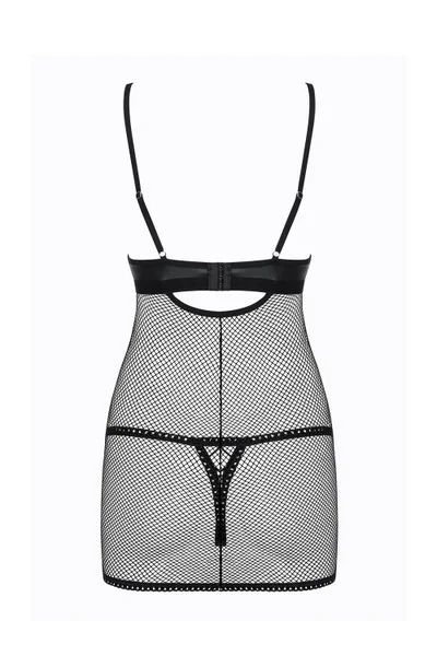 Dámská erotická košilka Redella chemise - Obsessive černá