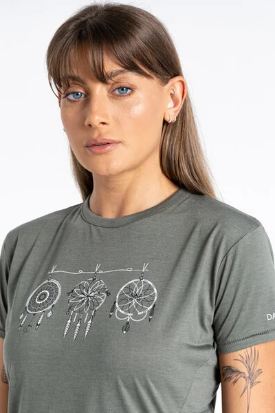 Dámské tričko Unwind Tee  khaki - Dare2B