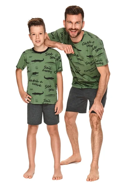 Zelené chlapecké pyžamo Luka TARO