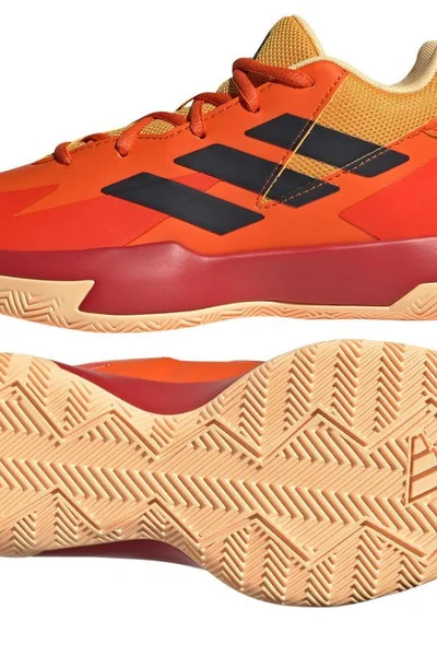 Adidas dětská oranžovo-žlutá sportovní obuv Cross Up