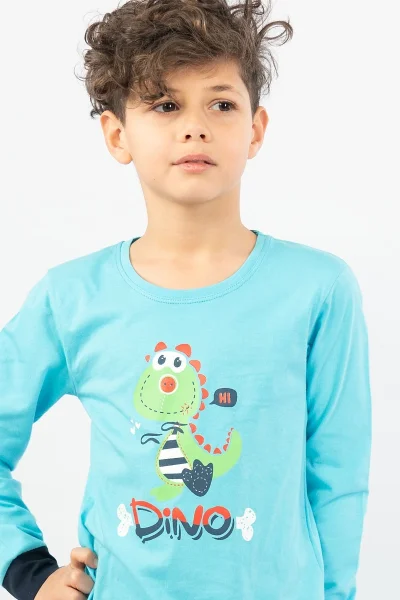 Dětské pyžamo dlouhé Dino Vienetta Kids