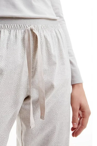 Dámské pyžamo 1T6 - béžová - Calvin Klein
