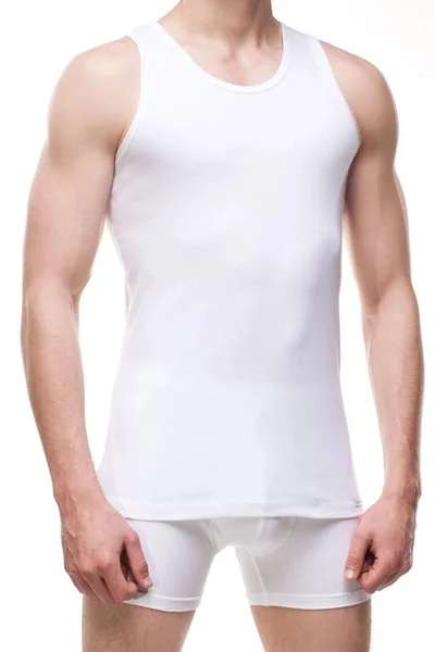 Mužské tričko Bílá Kvalita 100% Bavlna
