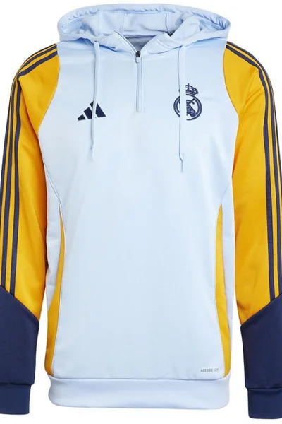 Pánská mikina Adidas Real Madrid sv.modrá-oranžová