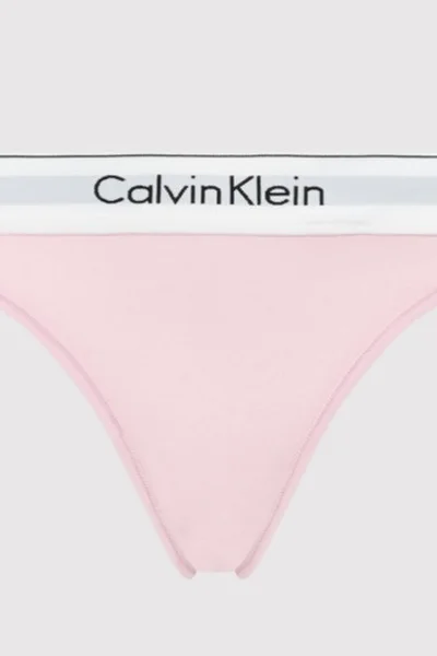 Dámská tanga - 2NT světle v růžové barvě - Calvin Klein