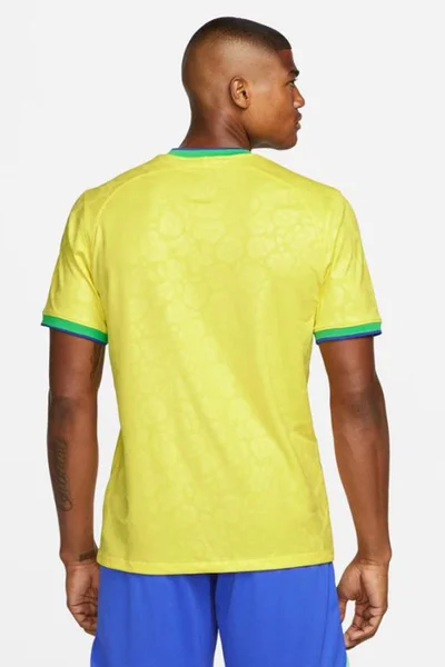 Žluté pánské tričko Nike Brazil Homme - krátký rukáv