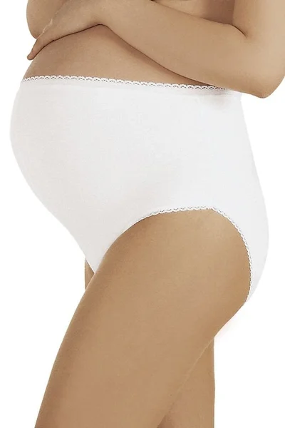 Bílé bavlněné kalhotky Italian Fashion těhotenské