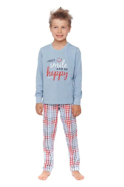 Chlapecké pyžamo Flow modré smile Dn-nightwear