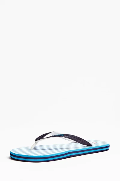 Plážové pánské sandály - Modro-bílé Guess