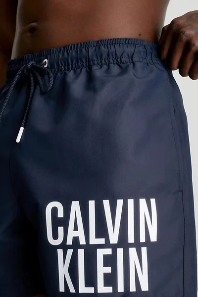 Pánské plavkové šortky Calvin Klein tmavě modré s logem