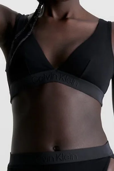 Dámský vrchní díl plavek  BEH v černé barvě - Calvin Klein