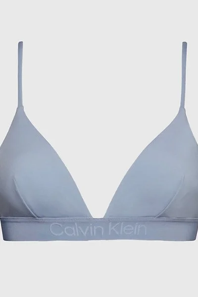 Dámský vrchní díl plavek  DBS světle v modré barvě - Calvin Klein