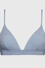 Dámský vrchní díl plavek  DBS světle v modré barvě - Calvin Klein