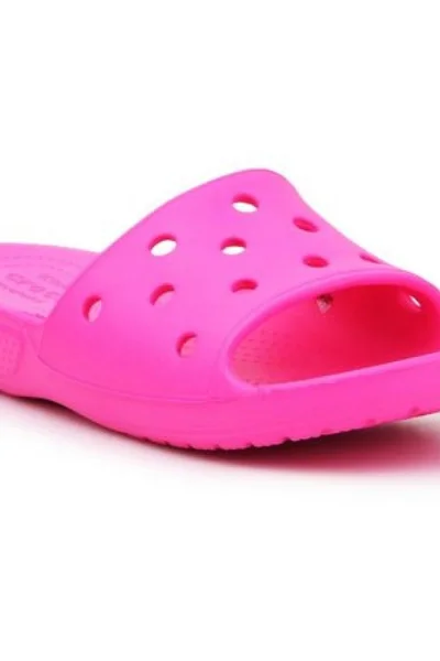 Dětské nazouváky Classic Slide Neon růžová - Crocs