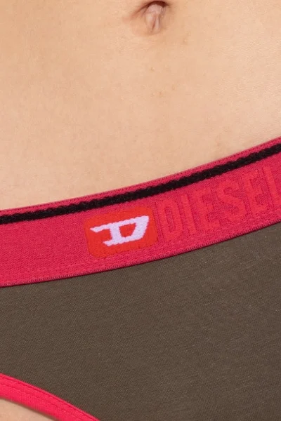 Dámské tanga - 0EFAV - khakirůžová - Diesel