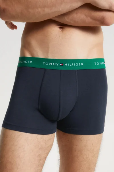 Tommy Hilfiger Pánské modré boxerky - 3 ks