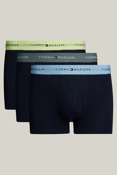 Pánské tmavě modré boxerky - Tommy Hilfiger (3 kusy)