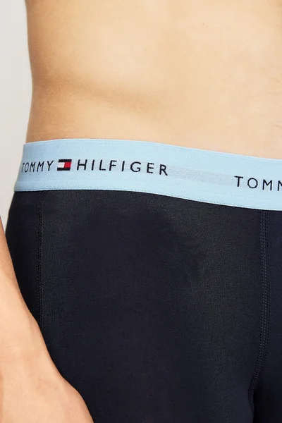 Pánské tmavě modré boxerky - Tommy Hilfiger (3 kusy)