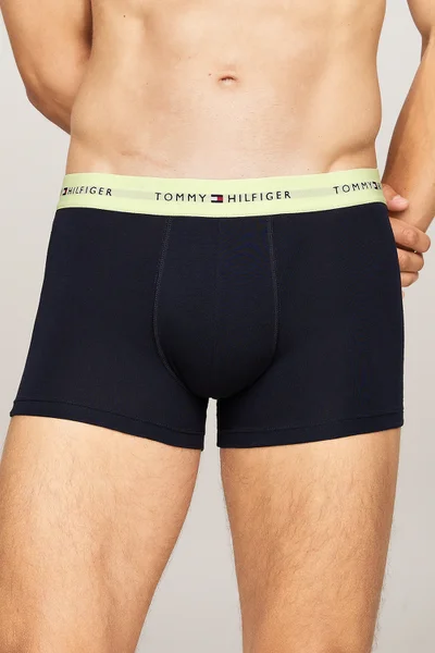 Pánské tmavě modré boxerky - Tommy Hilfiger (3 kusy)