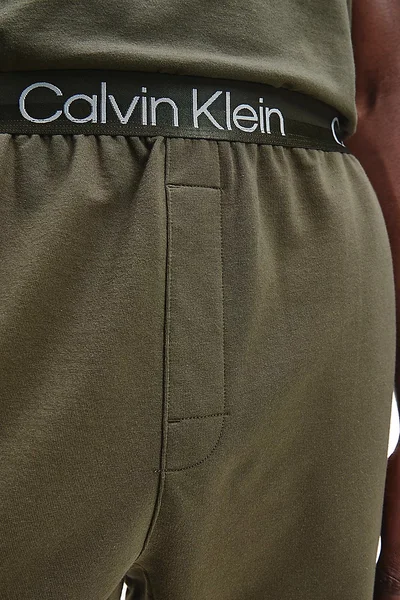 Pánské tepláky Jogger - RBN - Khaki - Calvin Klein