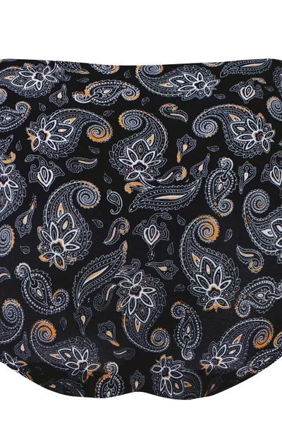 Dámské černé kalhotky Paisley maxi Julimex