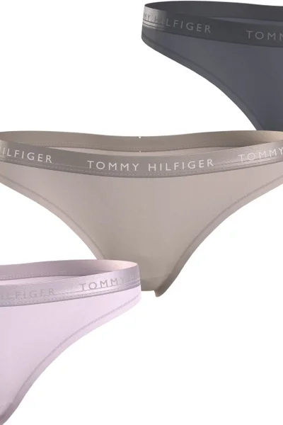 Tommy Hilfiger - Trojbalení dámských barevných tang