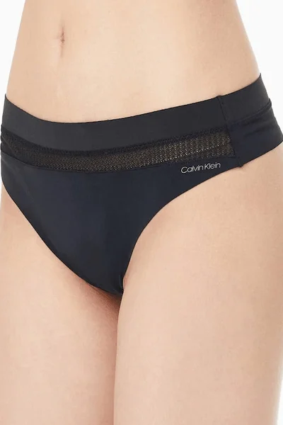 Tanga Calvin Klein Perfectly Fit Flex černá dámská