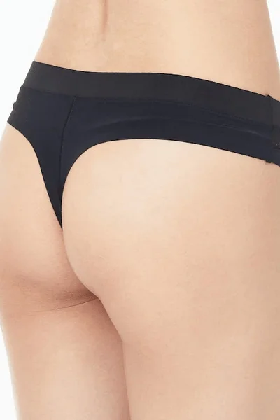 Tanga Calvin Klein Perfectly Fit Flex černá dámská