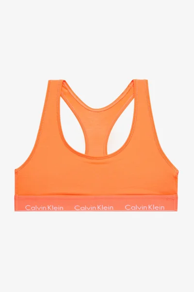 Oranžová sportovní podprsenka  Calvin Klein