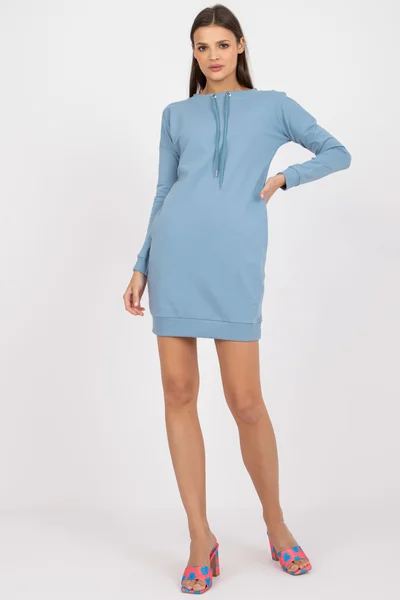 Dámské šaty  SK A - Basic světle modrá FPrice