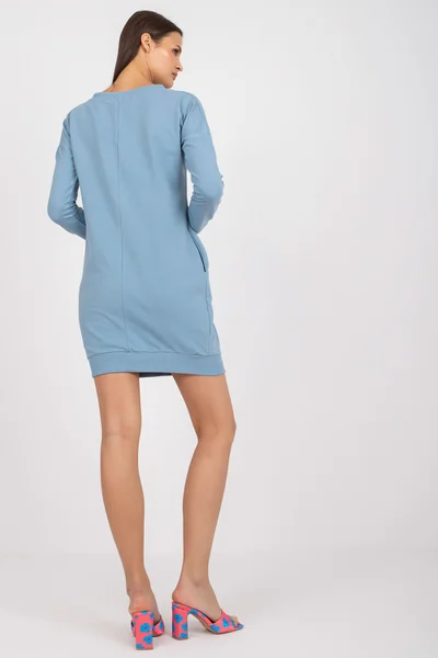 Dámské šaty  SK A - Basic světle modrá FPrice