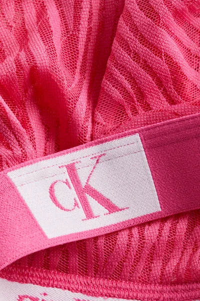 Růžová krajková podprsenka bez kostic - Calvin Klein