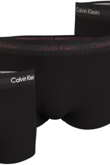 Černé stretchové pánské boxerky Calvin Klein s nízkým pasem