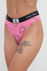 Kalhotky Calvin Klein s růžovými srdíčky