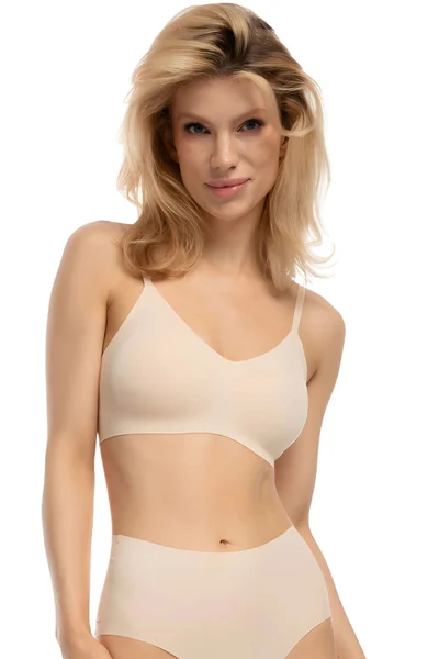 Fitness podprsenka Infinity Soft Bra Béžová - Julimex